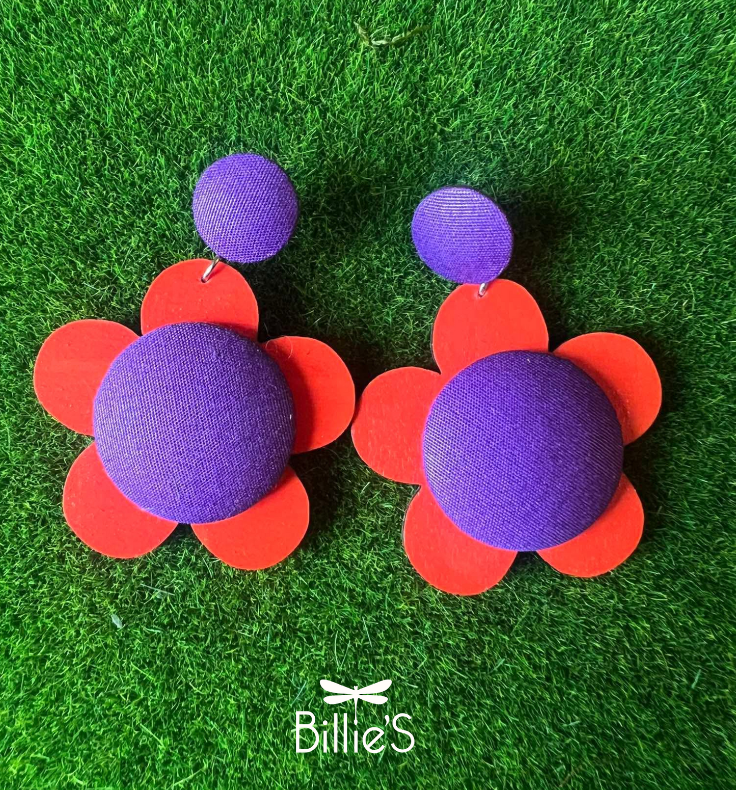 Denise mauve et rouge