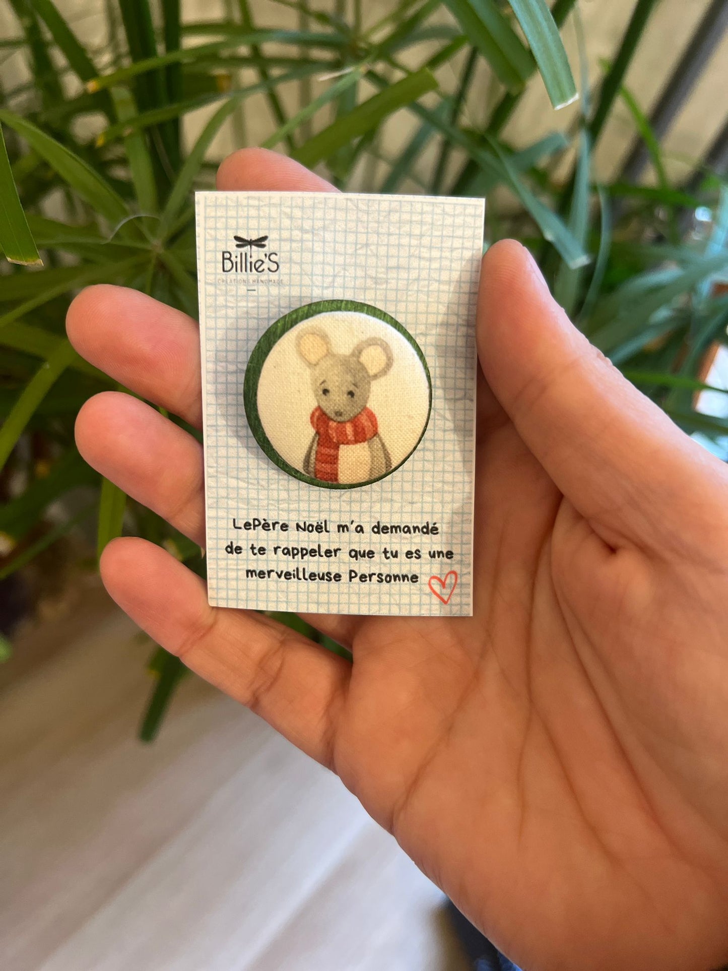 Broche retour en enfance souris