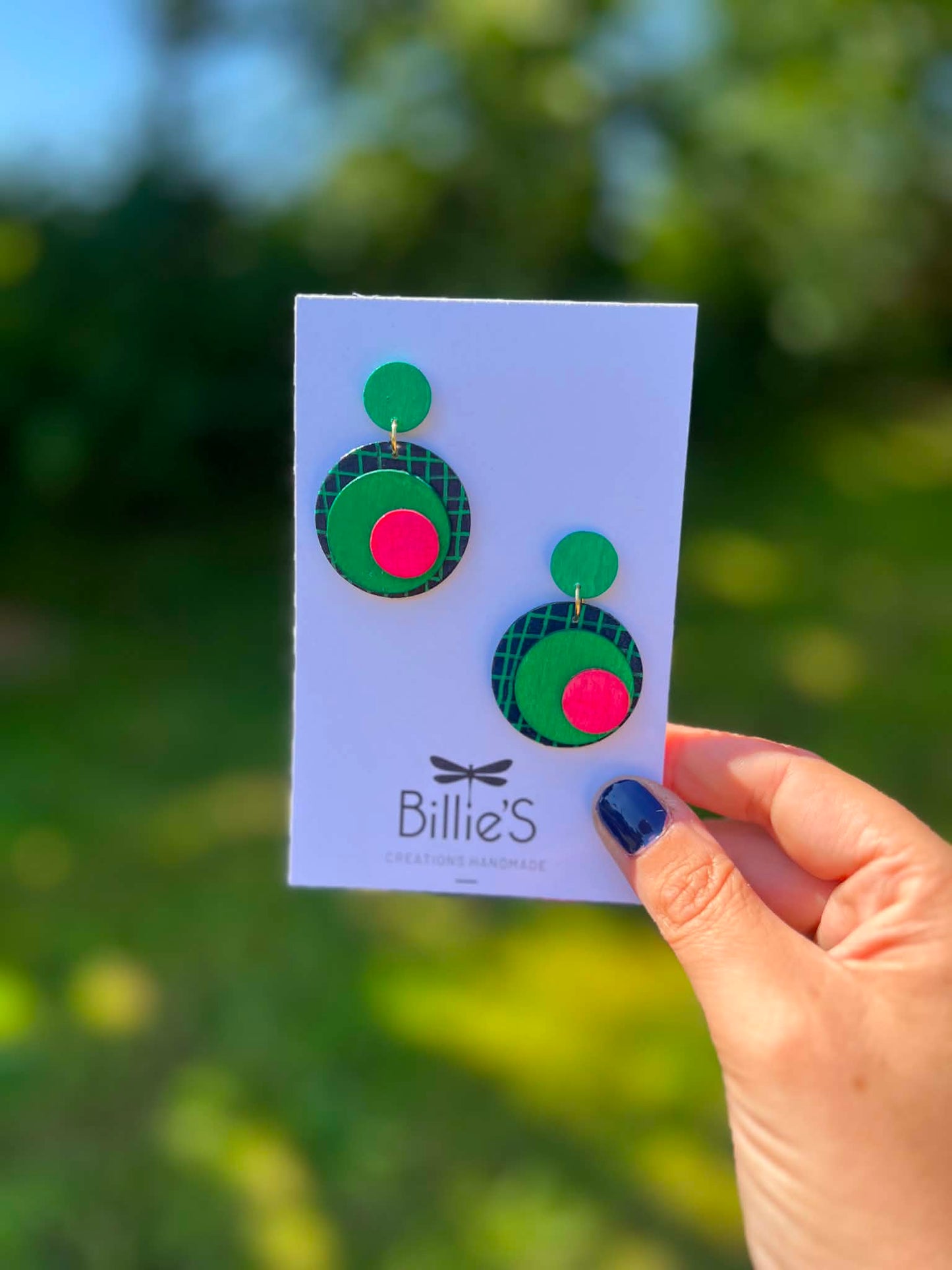 Punky Brewster Marine vert et rose
