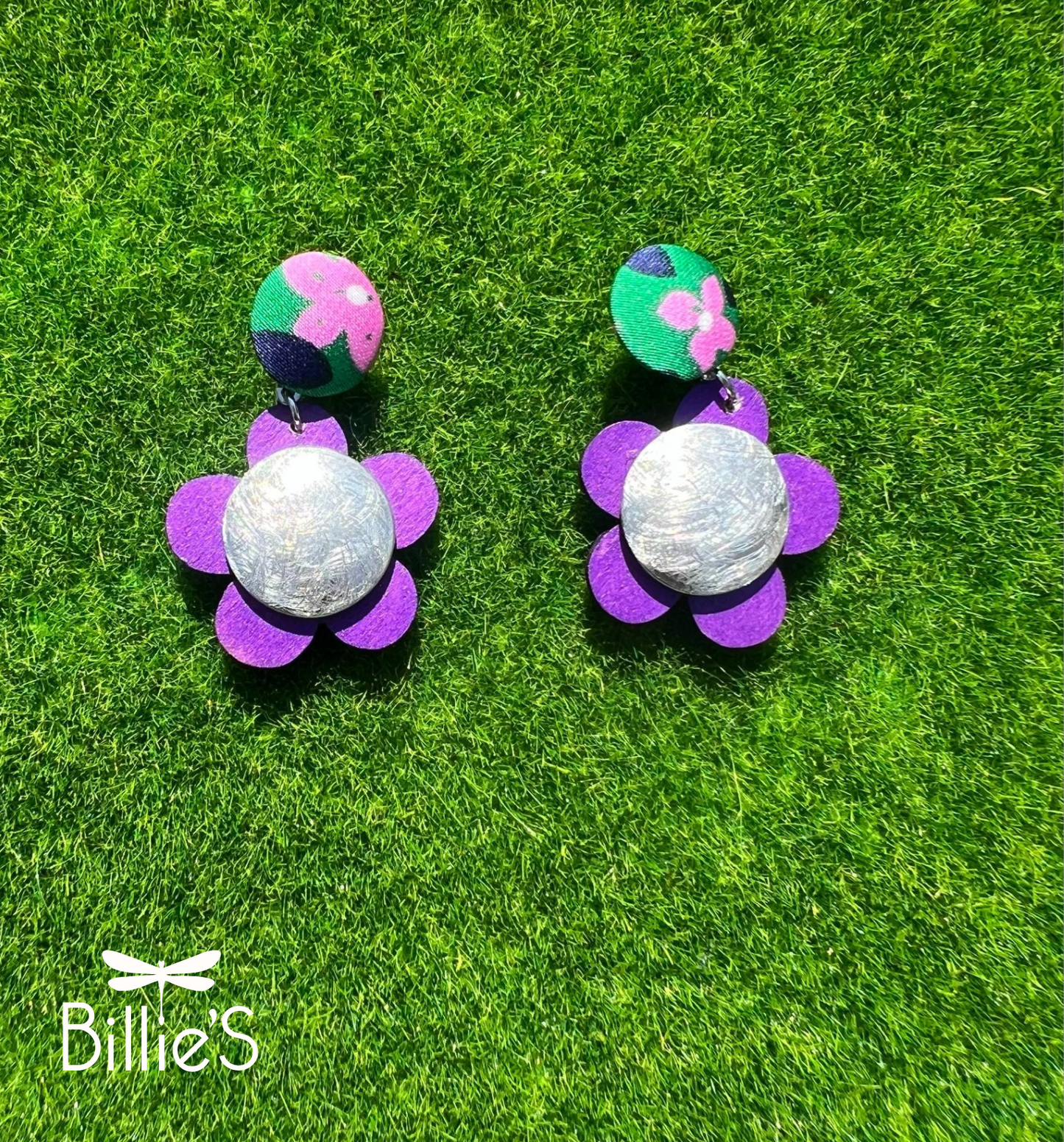 Petite Denise Mauve et argent