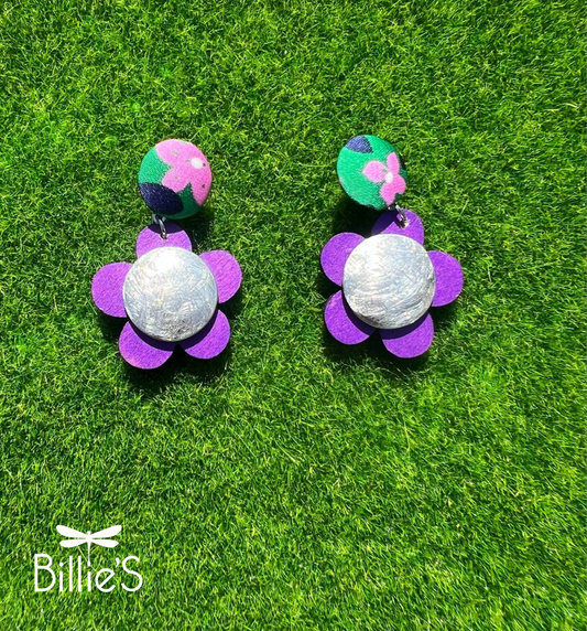 Petite Denise Mauve et argent