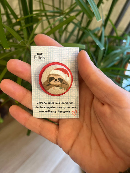 Broche retour en enfance paresseux