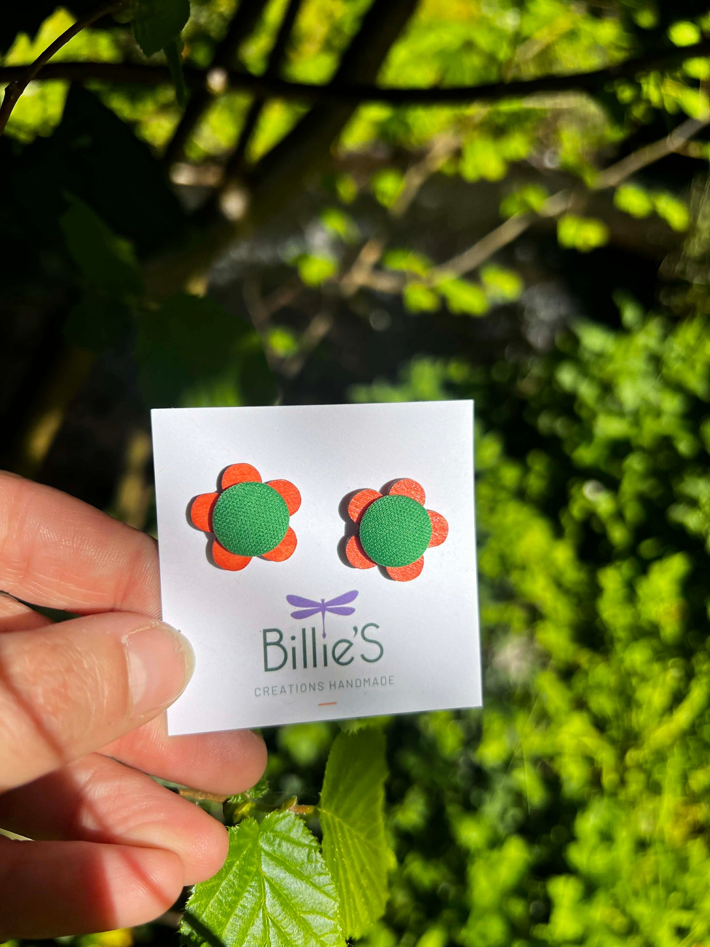 Petite Lison orange et vert 🏵️❇️