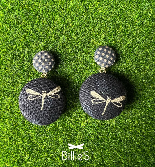 Paulette libellule gris