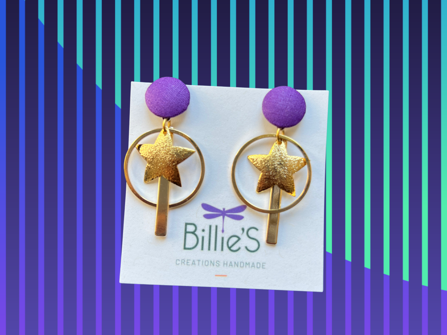 Mariette et sa baguette magique mauve et or