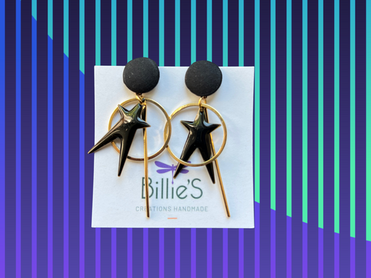 Mariette et sa baguette magique noir et or