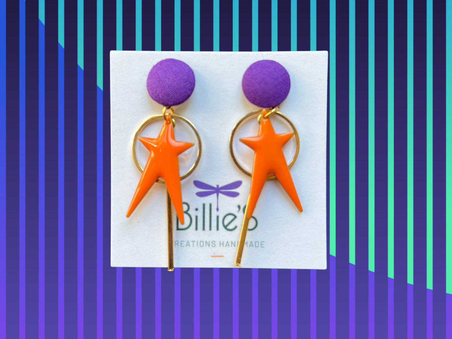 Mariette et sa baguette magique mauve et orange