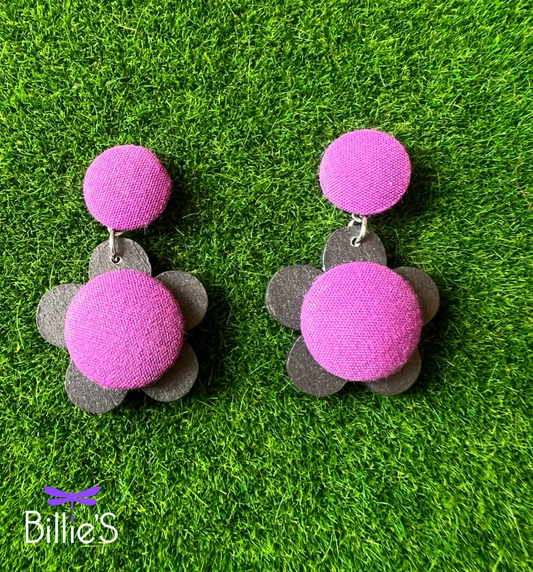 Petite Denise noir et mauve