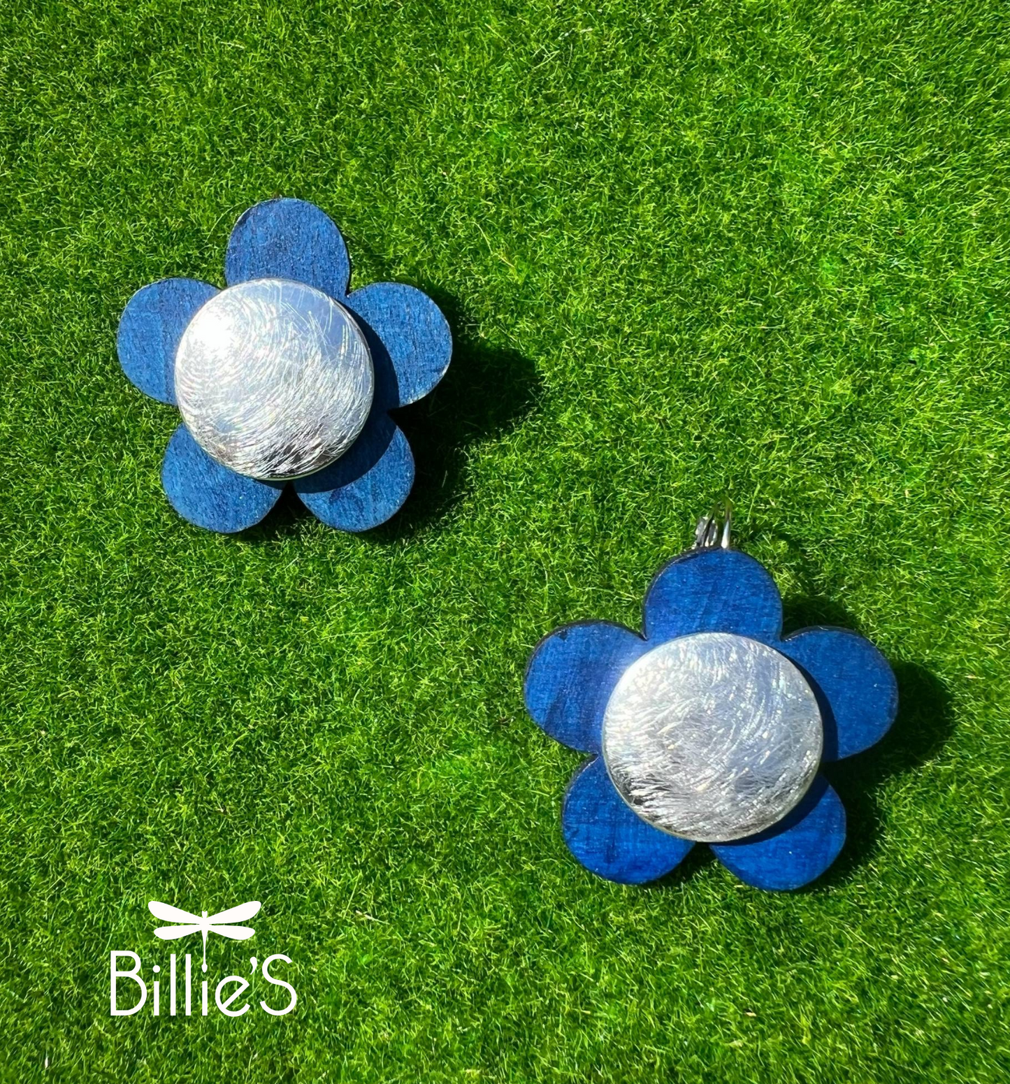 Lison bleu et argent