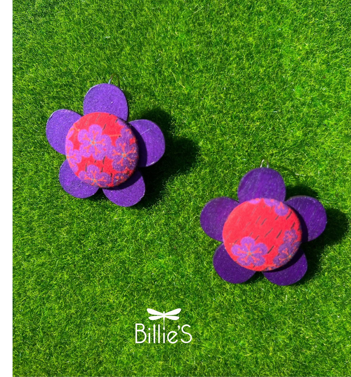 Lison mauve et rouge